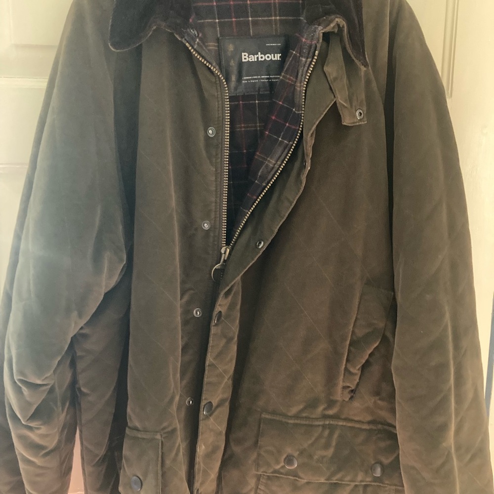 Barbour XXL Endurance Waterproof insulated jacket. Sage. Quilted.